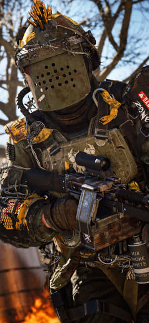 Iphone X Call Of Duty Black Ops Cold War Background — POCO M8s Шпалери