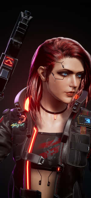 Фон Cyberpunk 2077 для Iphone X — Realme C85 Шпалери