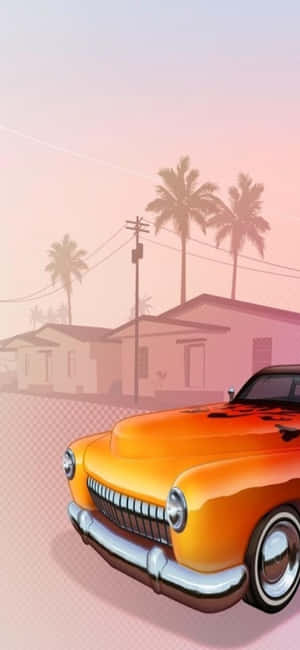 iPhone X Grand Theft Auto V Фон — Oppo F33 Pro Шпалери