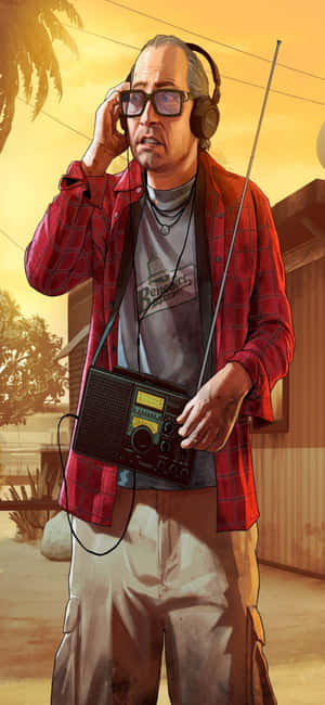 iPhone X Grand Theft Auto V фон — iPhone X Шпалери