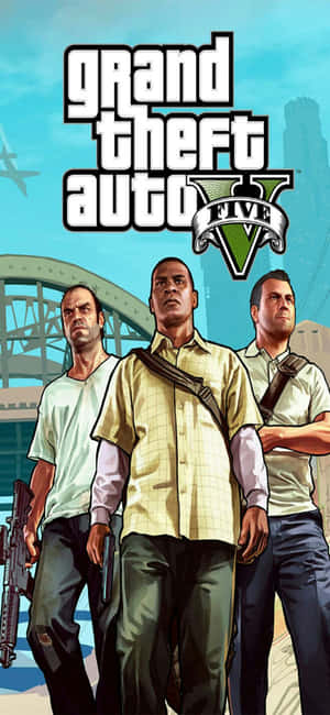 iPhone X Grand Theft Auto V фон — iPhone X Шпалери