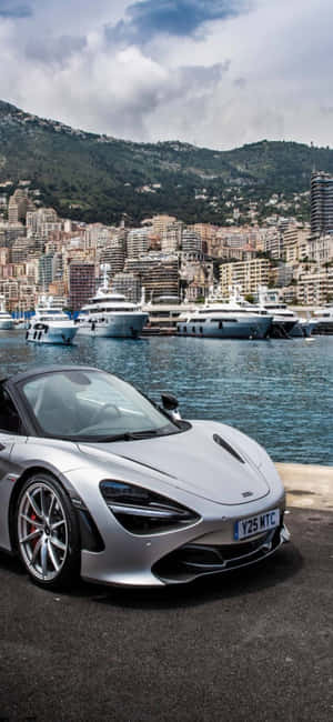 iPhone X McLaren 720S фон — Галактика M47 Шпалери