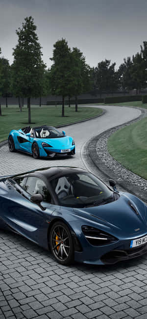 iPhone X McLaren 720s фон — Галактика M17 Шпалери