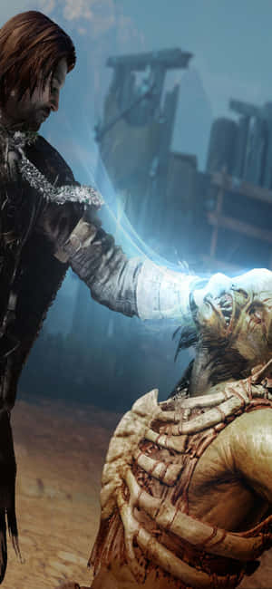 Iphone X Shadow Of Mordor Background — iPhone 16e Шпалери