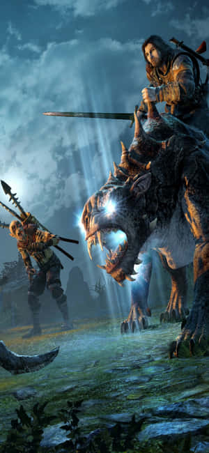 iPhone X Shadow of Mordor фон — iPhone Xr Шпалери