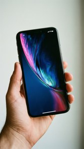 Живі обої iPhone X, що тримається в руці.