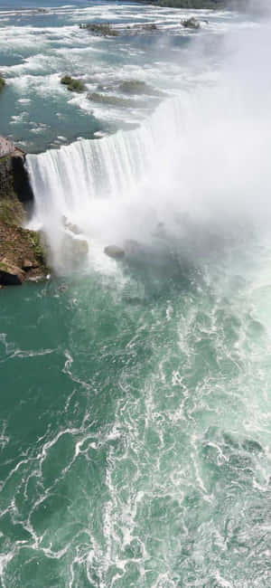 Iphone X Niagara Falls Background — Honor X7e Plus Шпалери