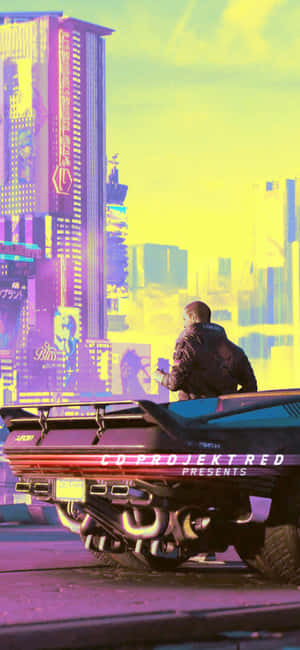 Iphone Xs Cyberpunk 2077 Фон — Honor X5d Шпалери