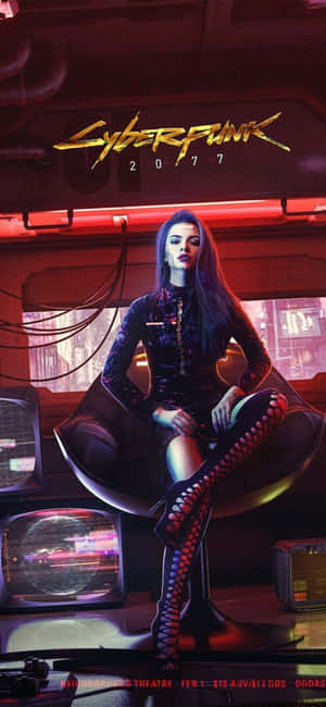 Iphone Xs Max Cyberpunk 2077 Background — Honor X7e Шпалери