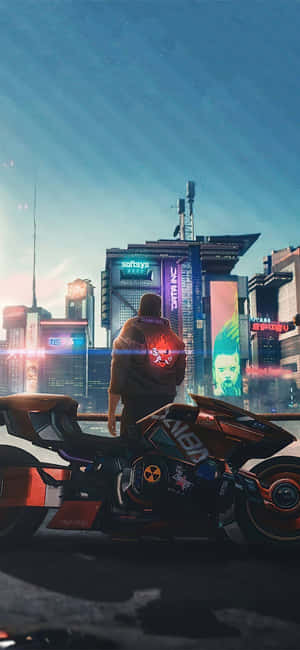 Iphone Xs Max Cyberpunk 2077 Фон — Vivo T4 Lite Шпалери