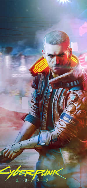Фон iPhone XS Max Cyberpunk 2077 — Honor X5d Шпалери