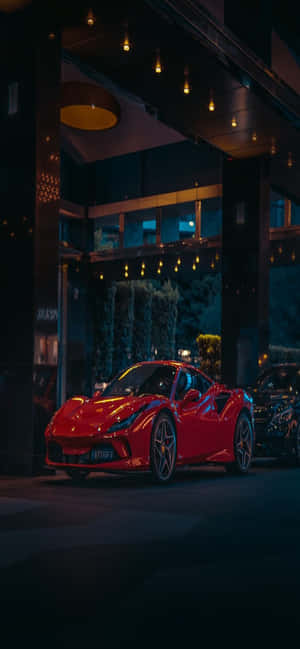 Iphone Xs Max Ferrari Background — Galaxy A08 Шпалери