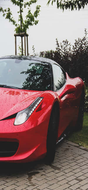 Iphone Xs Max Ferrari Background — Realme Narzo Шпалери