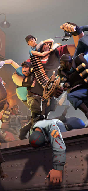 iPhone XS Team Fortress 2 Фон — Xiaomi 17 Max Шпалери