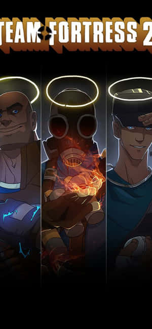 Iphone Xs Team Fortress 2 фон — Realme C71 Шпалери