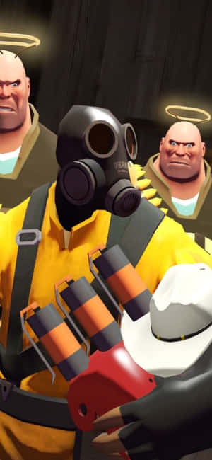Iphone Xs Team Fortress 2 Фон — Redmi Note 14S Шпалери