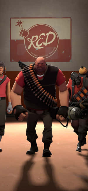 iPhone XS Team Fortress 2 фон — Realme C85 Шпалери