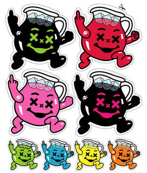 Обои Kool Aid Man в разных цветах — Tecno Phantom V Fold2 Шпалери