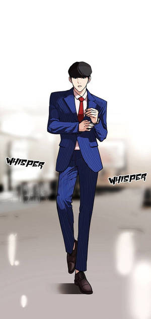 Lookism Дэниел Парк в костюме обої — iPhone 12 Pro Шпалери