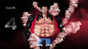 Обои Luffy Gear 4 Розова пара — Луффи гир 4 Шпалери