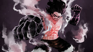 Обои Luffy Gear 4 Темная форма — Луффи гир 4 Шпалери