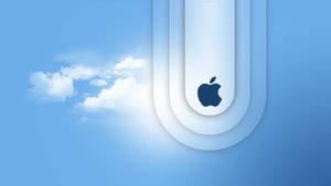 Macbook Air Логотип в облаках — MacBook Air Шпалери