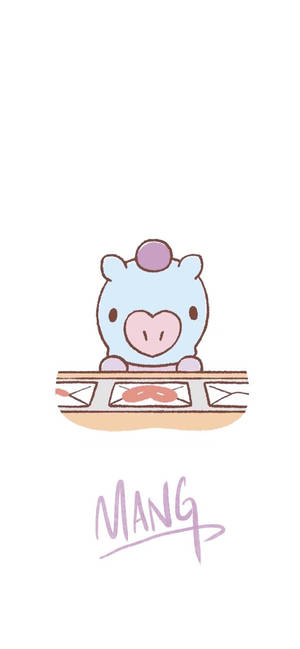 Обої Mang Bt21 artwork — iPhone 18 Pro Max Шпалери