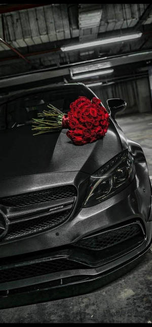 Mercedes iPhone X 3D Троянда — iPhone 15 Pro Шпалери