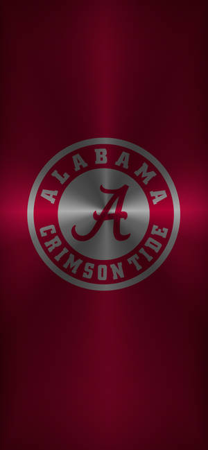 Металлический логотип Alabama Crimson Tide обоина — iPhone 18 Pro Max Шпалери