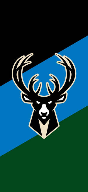 Milwaukee Bucks черный логотип обои — iPhone 15 Pro Шпалери