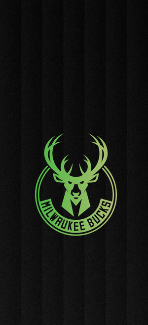 Milwaukee Bucks зеленая емблема обої — iPhone 16 Plus Шпалери