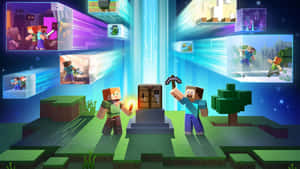 Фон Minecraft 720p — Майнкрафт Шпалери
