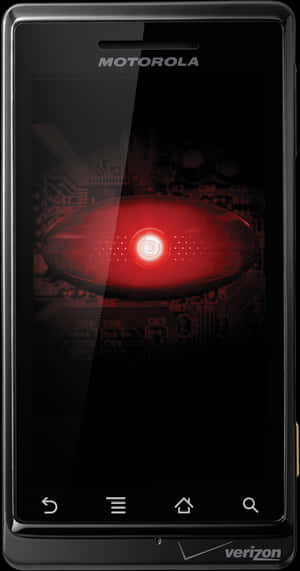 Motorola Android телефон червоний фон око