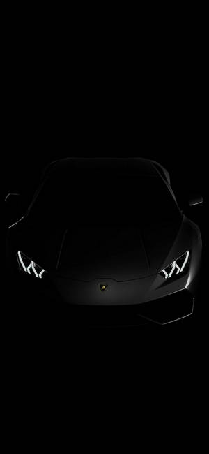Черный Apple iPhone изображение автомобиля Mustang — iPhone 15 Pro Шпалери