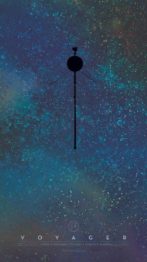 NASA iPhone Voyager 40-річчя — Космічна естетика Шпалери