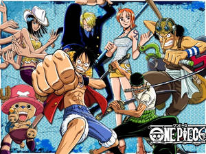 One Piece Десктоп Персонажи Боевая Поза — Ван пис Шпалери