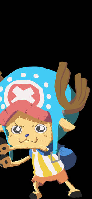 One Piece телефон пушистый Чоппер — Galaxy S22 Ultra Шпалери