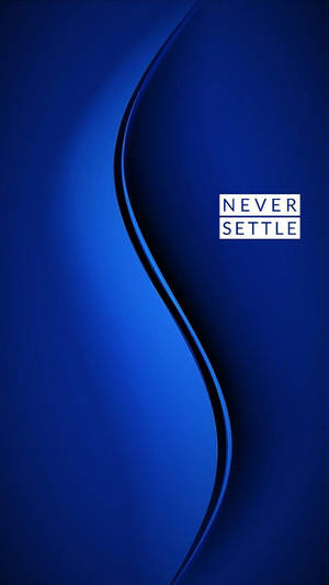 Oneplus Blue Curve обої