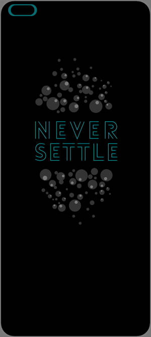 Oneplus Nord Never Settle Bubbles — iPhone 16 Pro Max Шпалери
