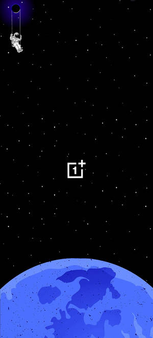 Oneplus Nord Логотип в Космосе — iPhone 11 Pro Max Шпалери