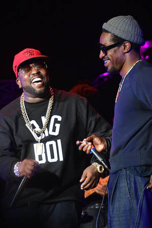 Outkast Big Boi и Andrei 3000: счастливое выступление на сцене — Huawei MatePad Air (2026) Шпалери