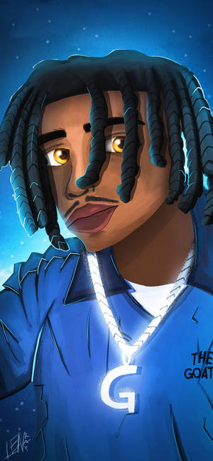 Polo G Cartoon Chain — Galaxy S26 Шпалери