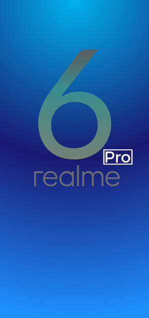 Realme 6 Панч-Хоул — Синій Шпалери