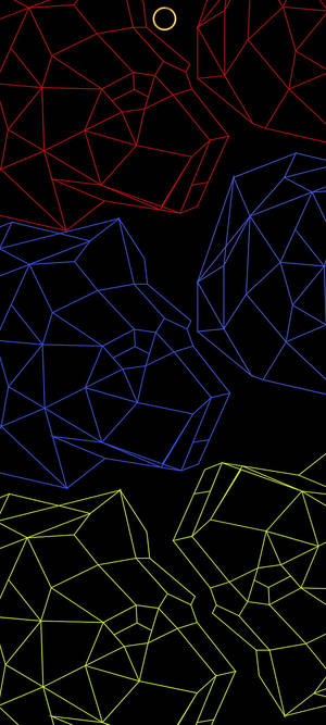 Samsung A71 3D Polygons — Honor Magic V5 Шпалери