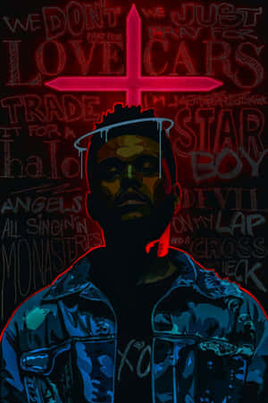 The Weeknd выступает на сцене — Vivo Pad SE Шпалери