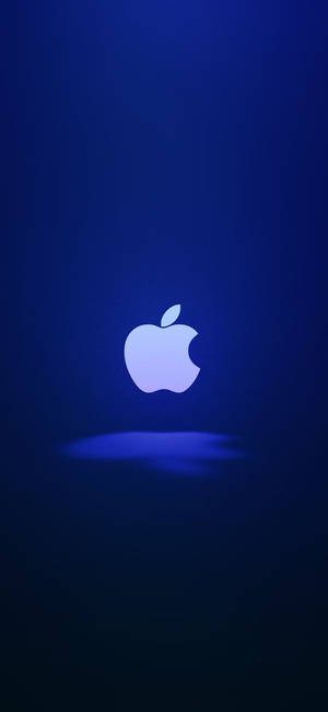 White Lit Apple Logo Iphone — Galaxy S26 Ultra Шпалери