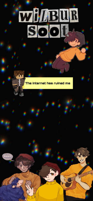 Wilbur Soot Internet Ruined Me обої — iPhone 14 Pro Max Шпалери