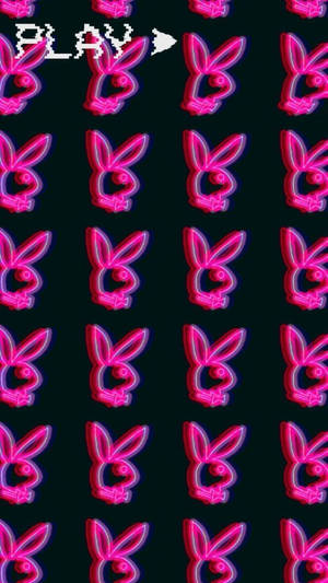 Y2k Естетика Розовый Кролик Playboy