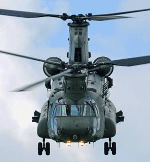 Boeing CH47 вертолет авиационный показ обоина — Oppo Find N5 Шпалери