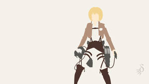 Армін Атака Титанів Мінімалістичне Аніме